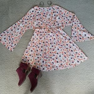 Pink Owl Apparel NWOT Bell Sleeve Dress